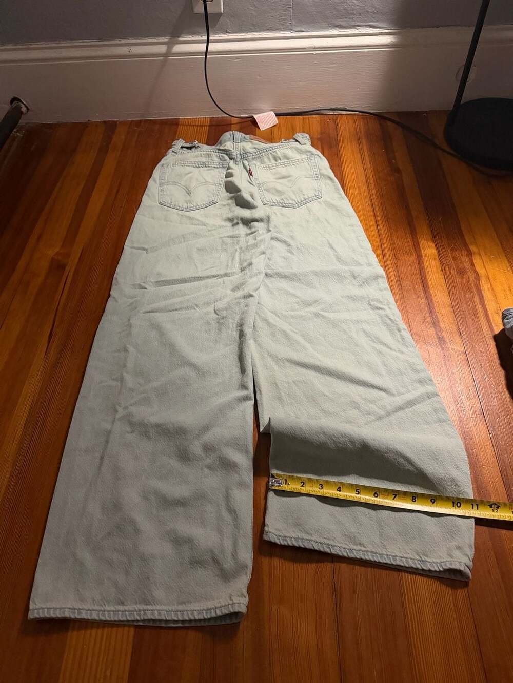 Levi's Cinch Baggy Wide Leg Jeans Light Wash Women's Size 27